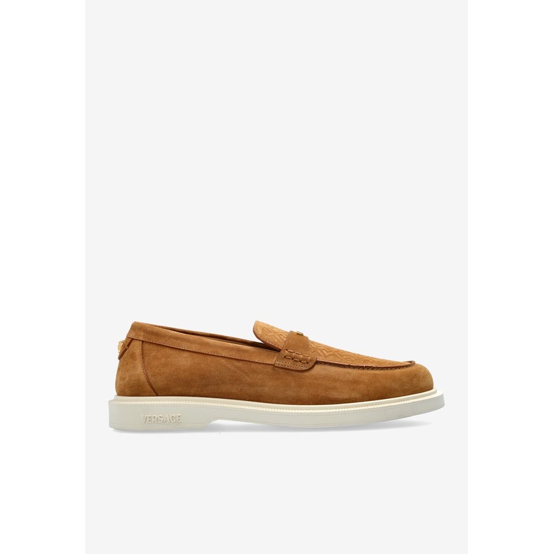 Giuliano Suede Loafers Brown mshoeseu_EU 39