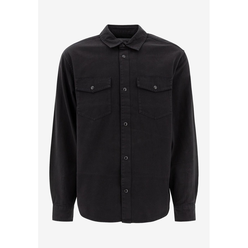 Santa Fe Long-Sleeved Shirt Black mrtwstd_S