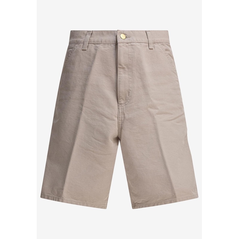 Single-Knee Bermuda Shorts Beige mrtwbottoms_29