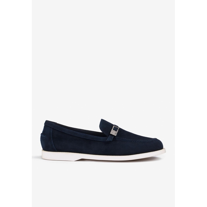 Yacht Suede Loafers Blue wshoeseu_EU 35