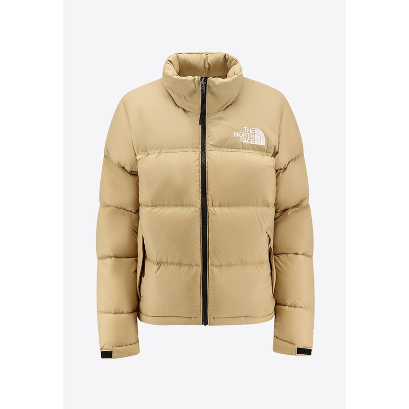 1996 Retro Nuptse Zip-Up Down Jacket Khaki wrtwstd_XS