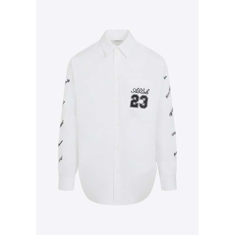 23 Logo Overshirt White mrtwstd_S