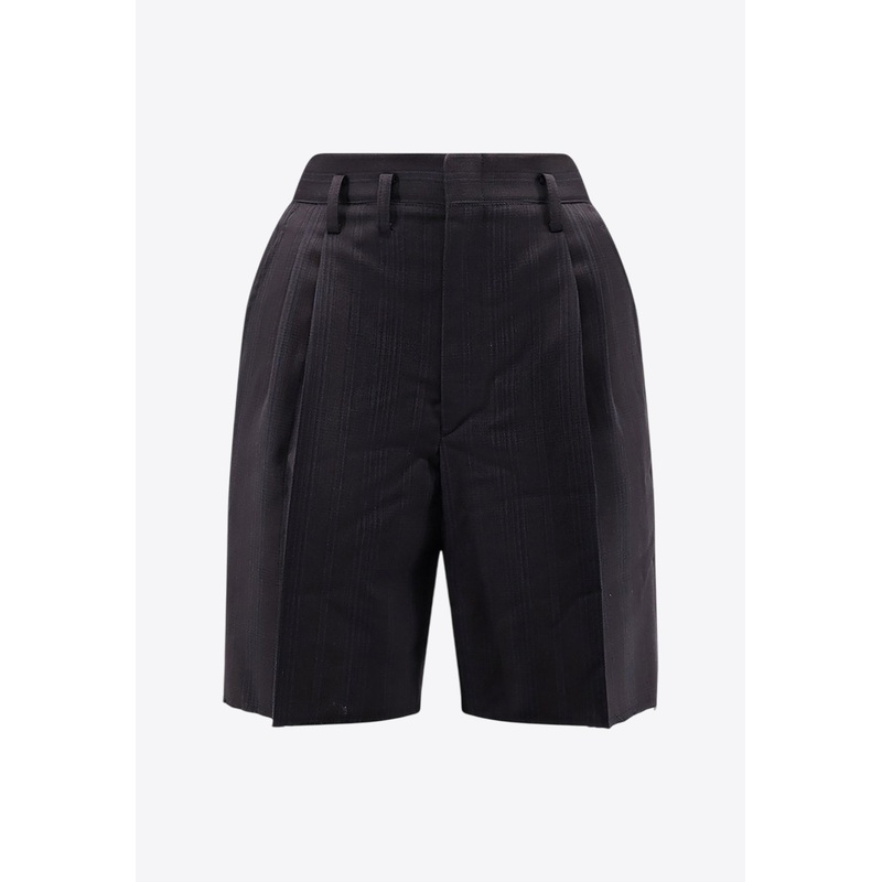 Buttoned Bermuda Shorts Black wrtwit_IT 40