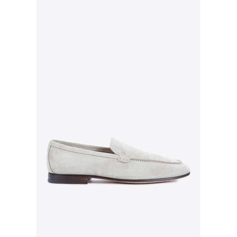 Margate Suede Loafers Beige mshoesuk_UK 7