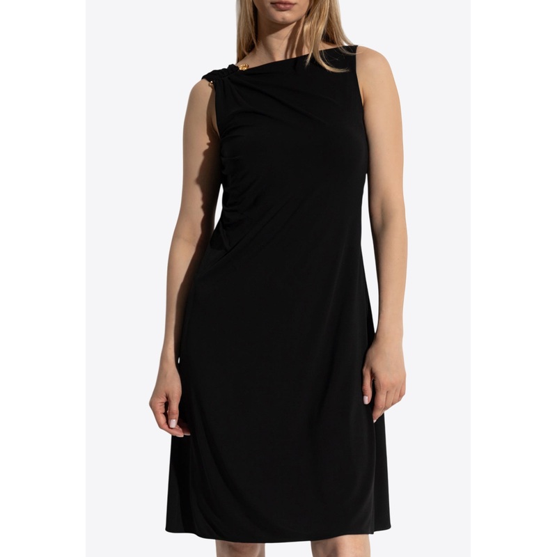 Safety-Pin Flared Mini Dress Black wrtwit_IT 36