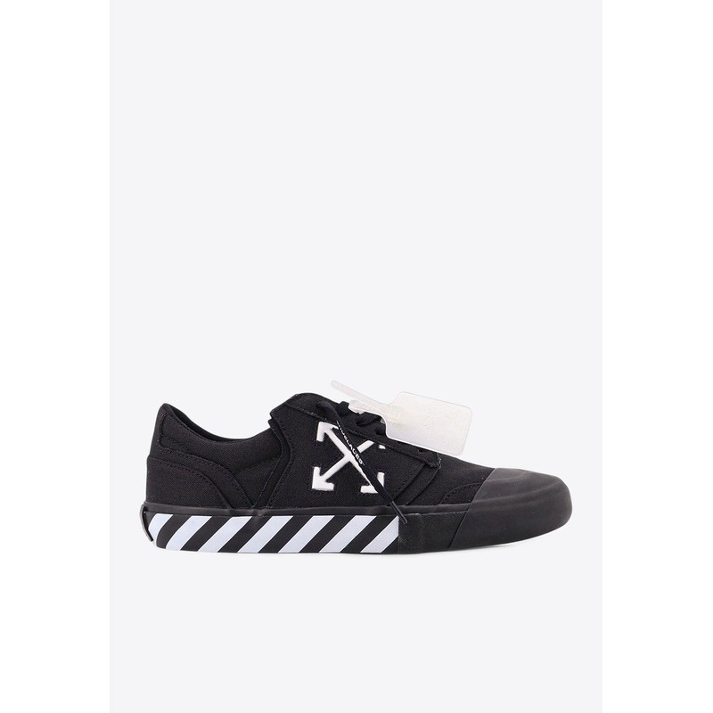 Vulcanized Undercut Canvas Sneakers Black mshoeseu_EU 39