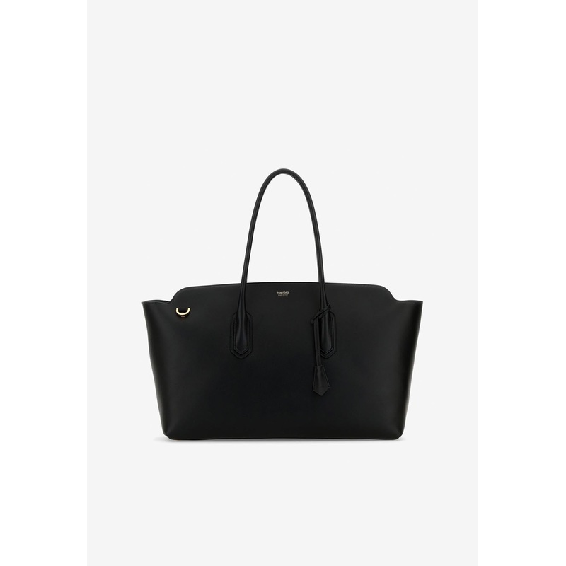 Alexander East West Leather Tote Bag Black Onesize