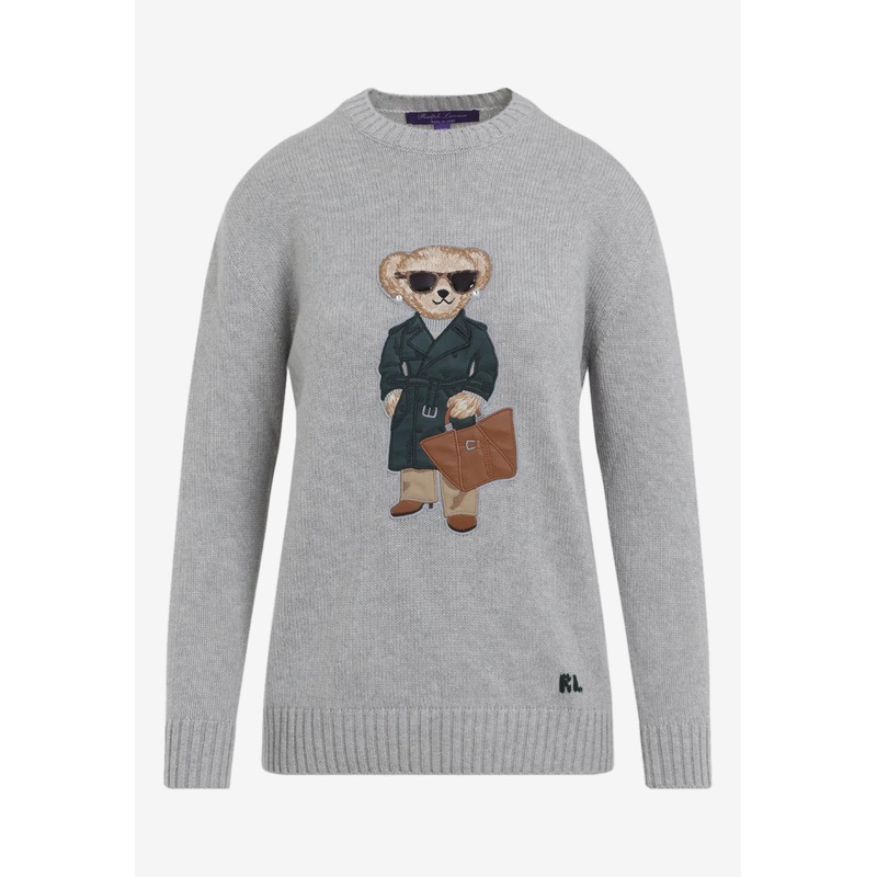 Bear Cashmere Sweater Gray wrtwstd_XS