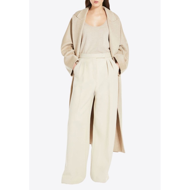 Bertone Oversized Cashmere Coat Beige wrtwit_IT 34