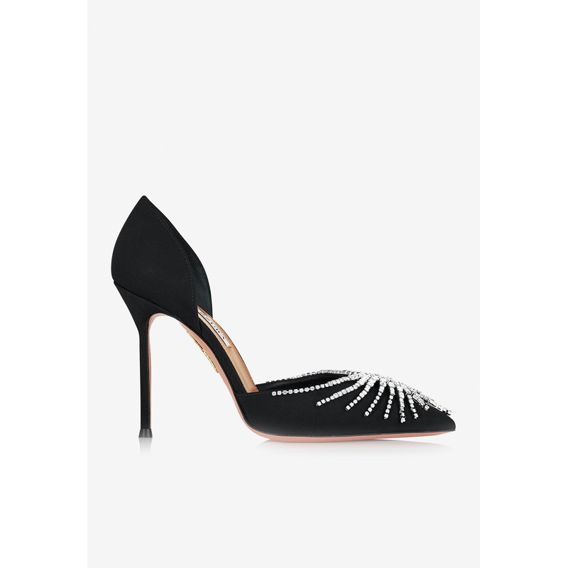 Sunshine 105 Crystal-Embellished Pumps Black wshoeseu_EU 36
