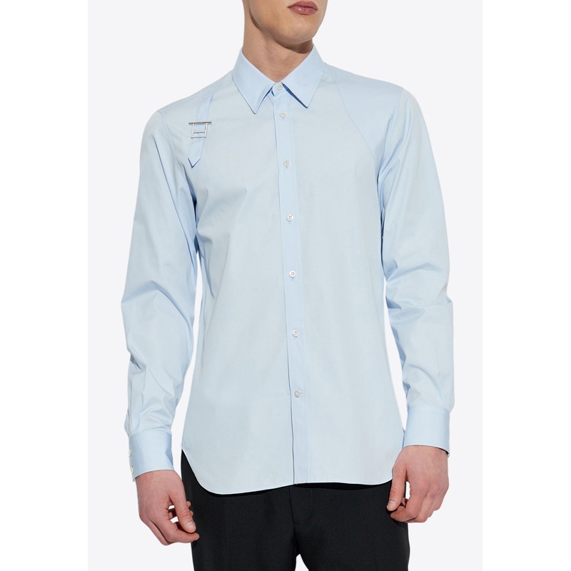 T-bar Harness Long-Sleeved Shirt Light Blue mrtwshirtsam_UK 15+