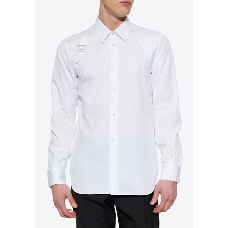 T-bar Harness Long-Sleeved Shirt White mrtwshirtsam_UK 15+