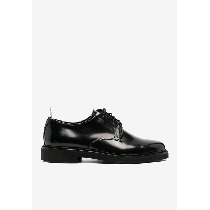 Uniform Calf Leather Derby Shoes Black wshoeseu_EU 36