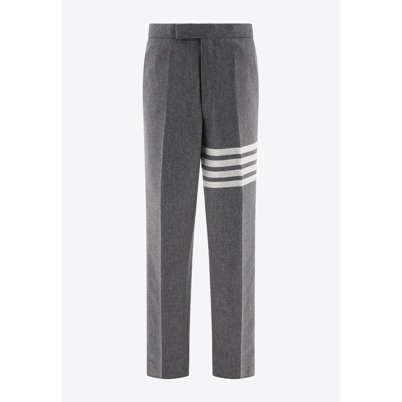 4-bar Stripes Tailored Pants Gray mrtwstd_1