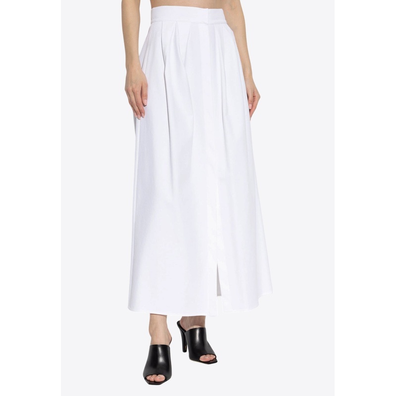 Alcade Maxi Buttoned Skirt White wrtwit_IT 36