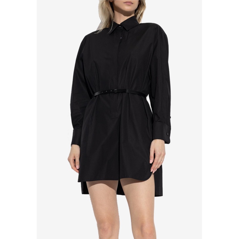 Alcade Mini Shirt Dress Black wrtwit_IT 36