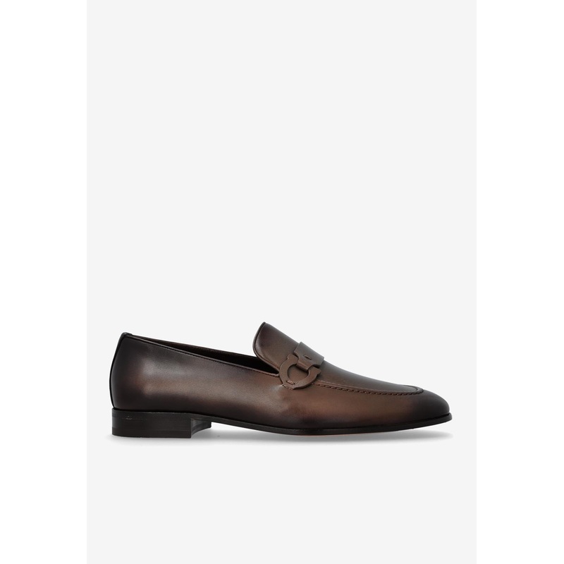 Bonny Gancini Leather Loafers Brown mshoesus_US 6