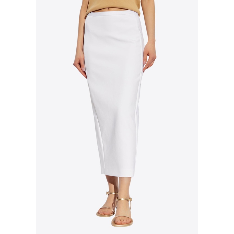 Charme Pencil Midi Skirt White wrtwit_IT 36