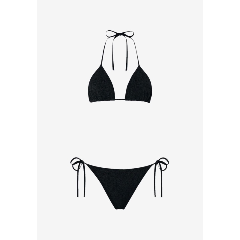 Gina Halterneck Bikini Black wrtwonesize_Onesize