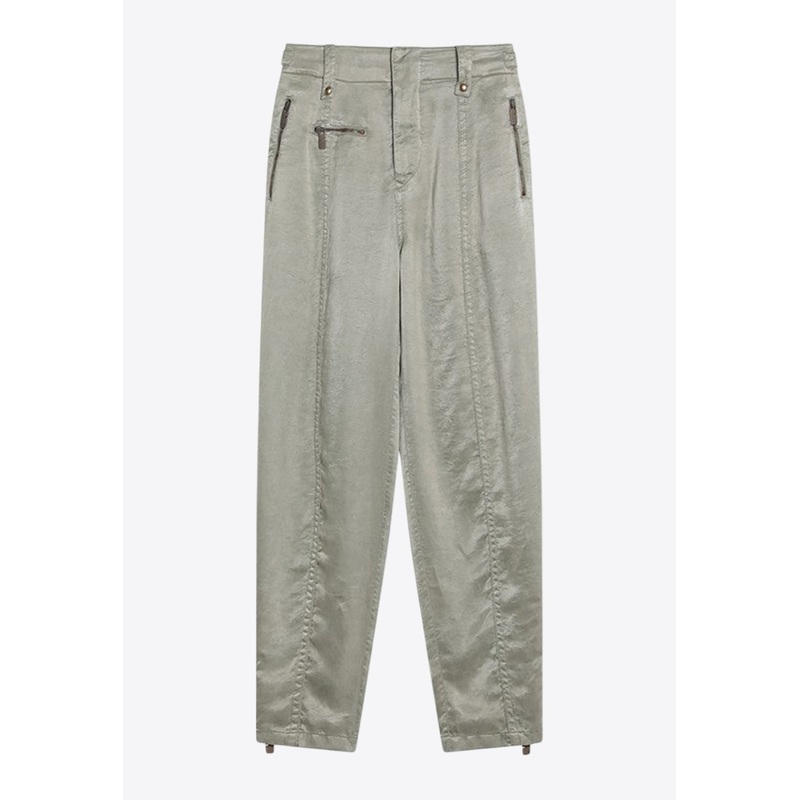 B Shield Emblem Straight Pants Beige wrtwuk_UK 6