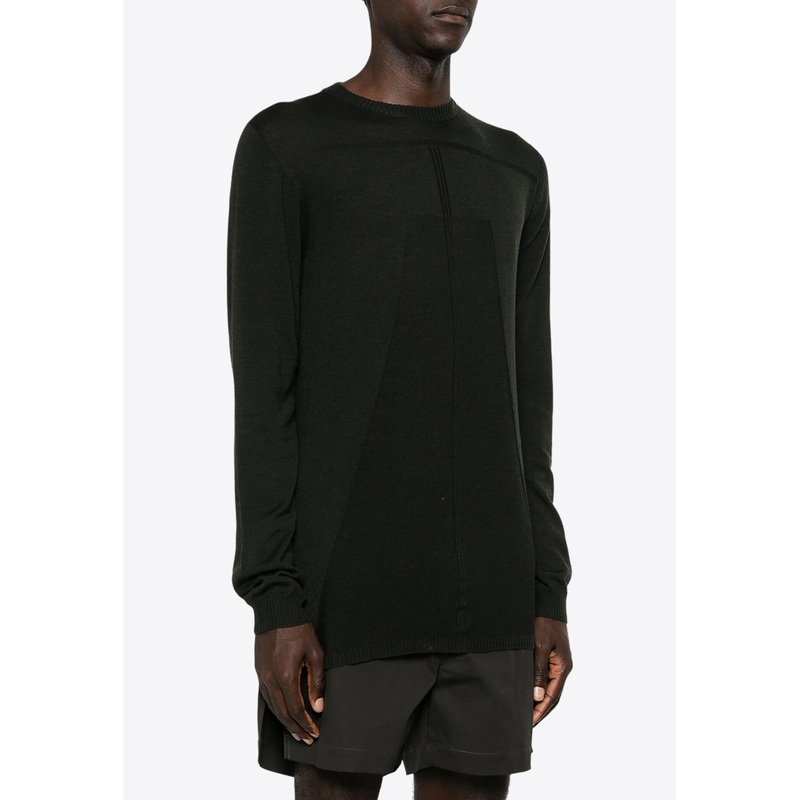 Biker Level Wool Sweater Green mrtwstd_XS