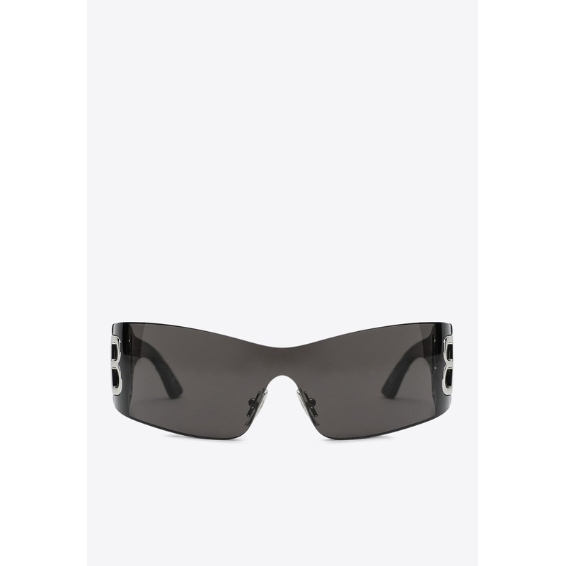 Bossy BB Logo Mask Sunglasses Gray Onesize