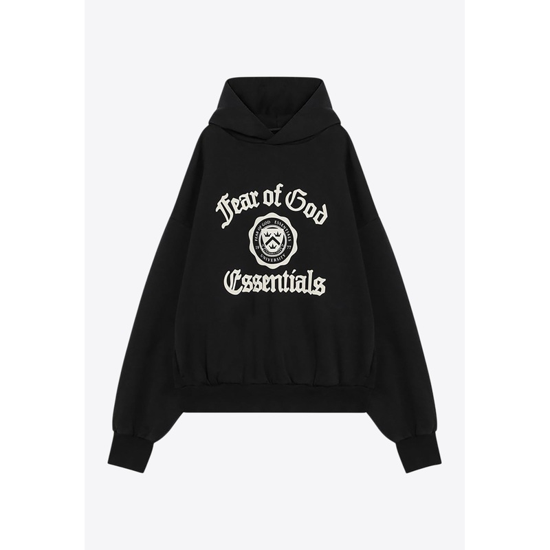 University Logo Hooded Sweatshirt Black mrtwstd_S