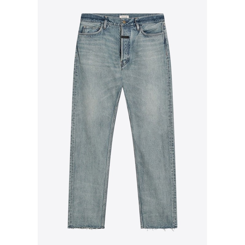 Washed Wide-Leg Jeans Blue mrtwbottoms_30