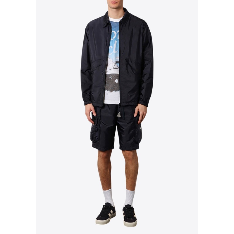 Zip-Up Lightweight Jacket Blue mrtwmoncler_2