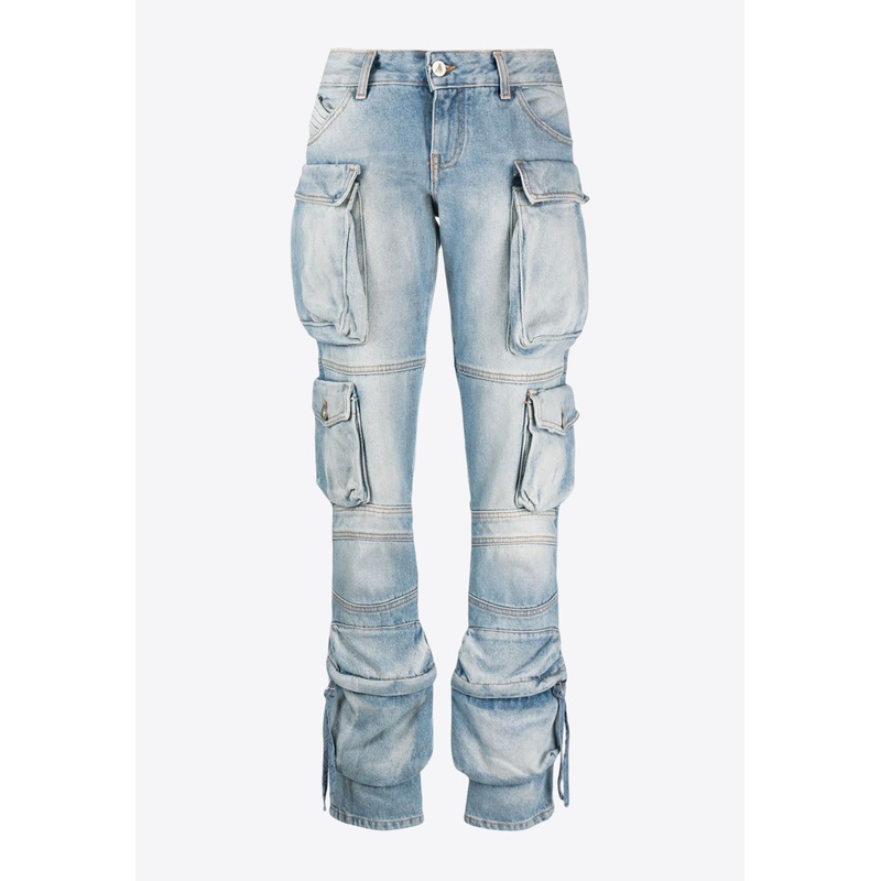 Essie Cargo Denim Pants Denim wrtwbottoms_26