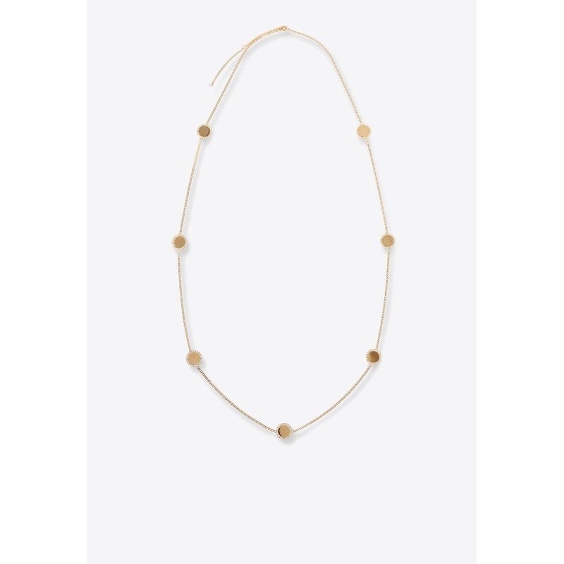 Heirlooms Mdaille Sautoir Necklaces Gold Onesize