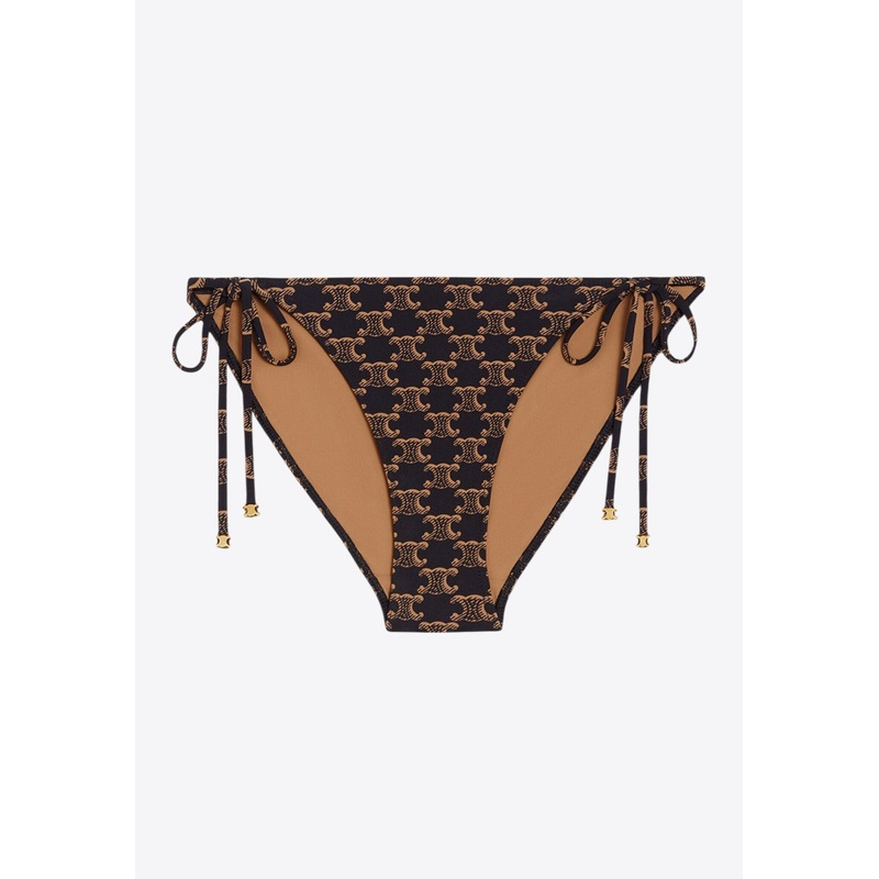 Triomphe Monogram Bikini Bottom Brown wrtwfr_FR 34