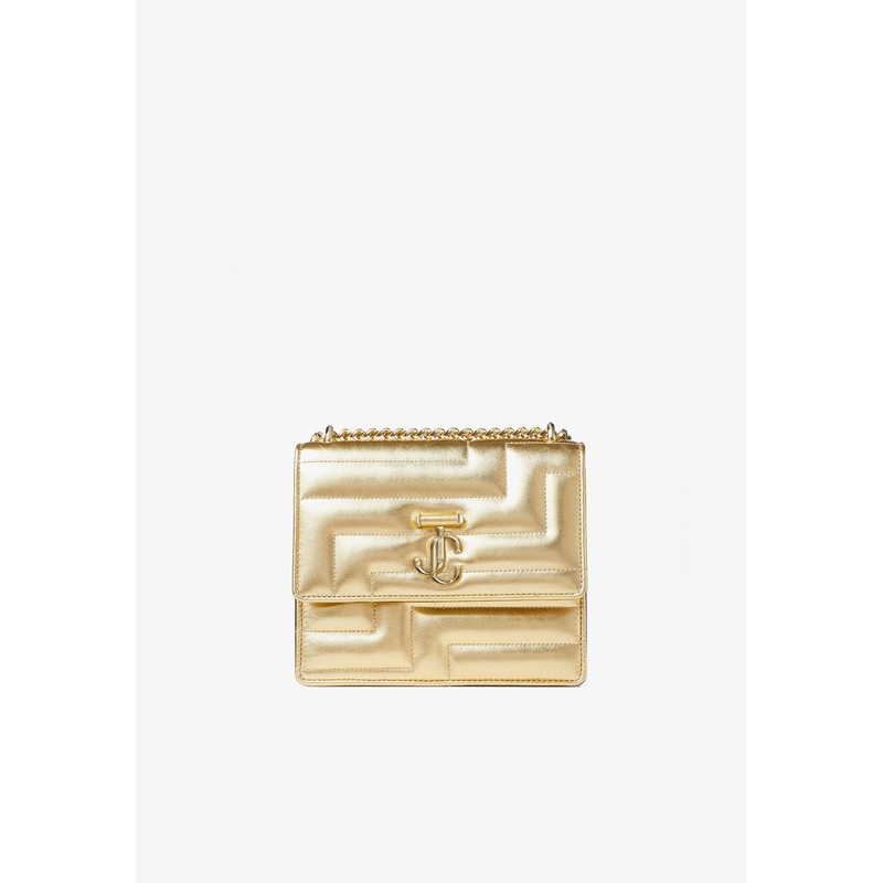 Varenne Metallic Nappa Leather Shoulder Bag Gold Onesize
