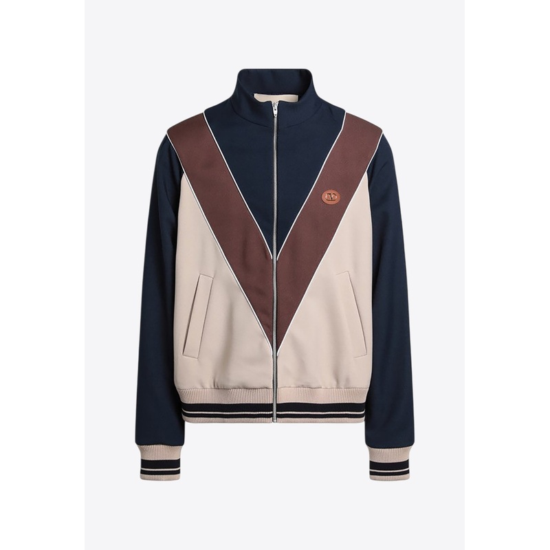 VLogo Patch Zip-Up Sweatshirt Multicolor mrtwstd_S