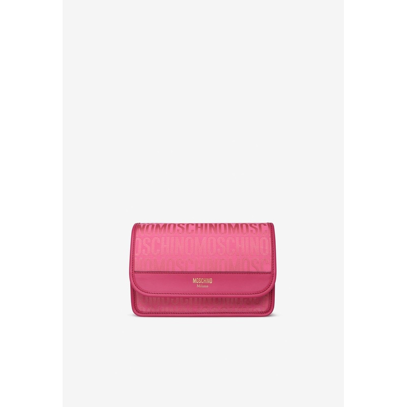All-Over Logo Crossbody Bag Pink Onesize