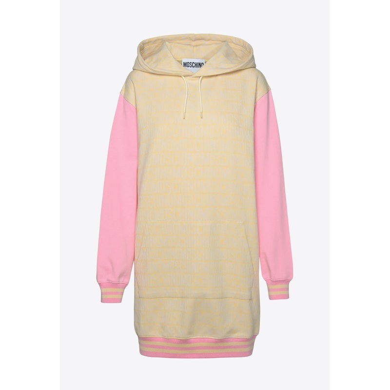 All-Over Logo Hoodie Dress Multicolor wrtwit_IT 38