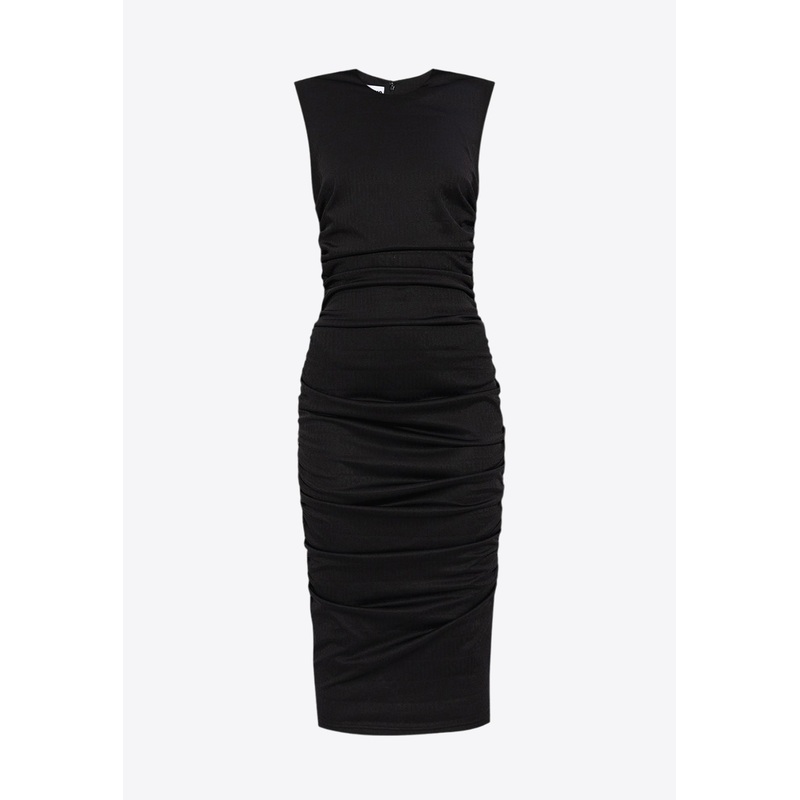 All-Over Logo Midi Dress Black wrtwit_IT 40