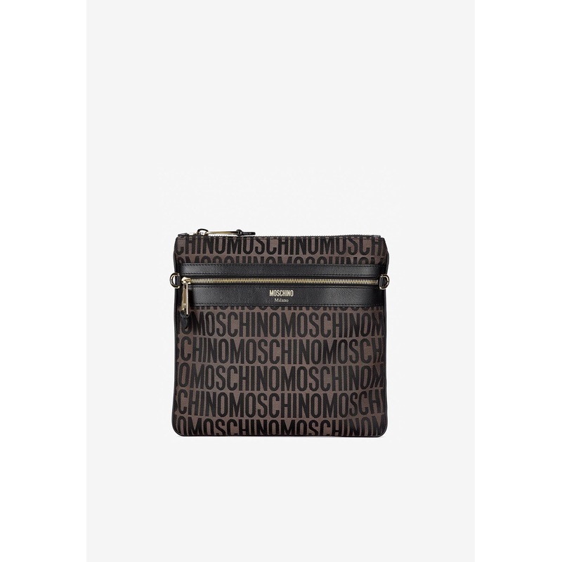 All-Over Logo Shoulder Bag Brown Onesize