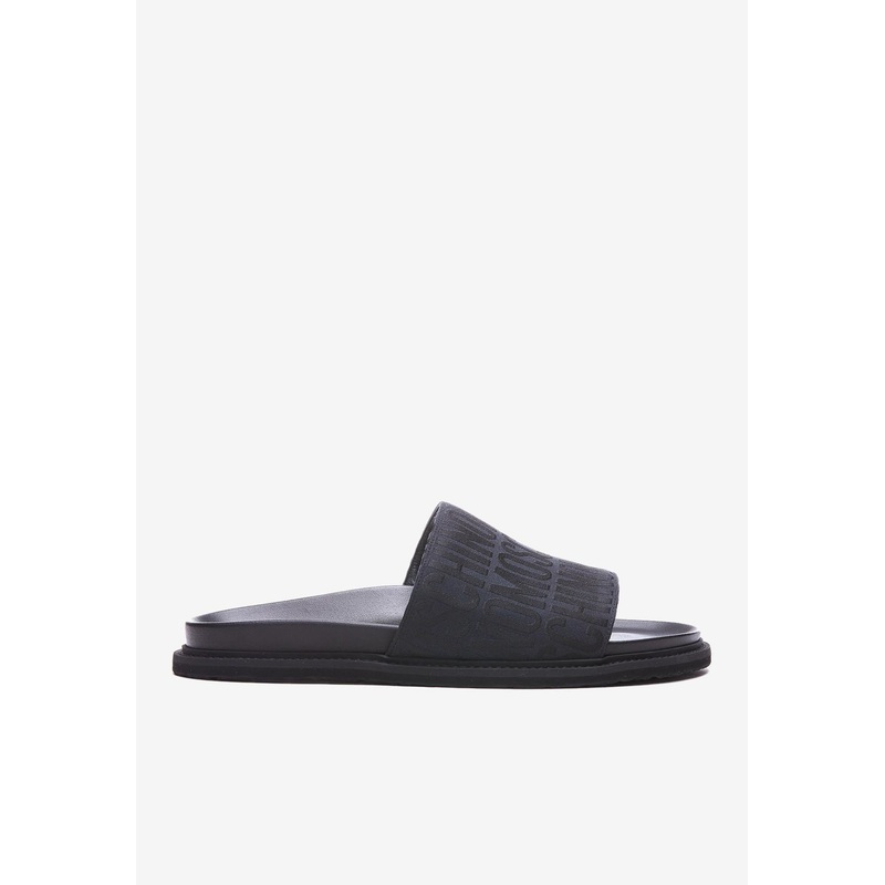 All-Over Logo Slide Sandals Black mshoeseu_EU 41