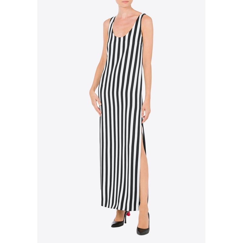 Archive Stripes Maxi Dress Monochrome wrtwit_IT 40