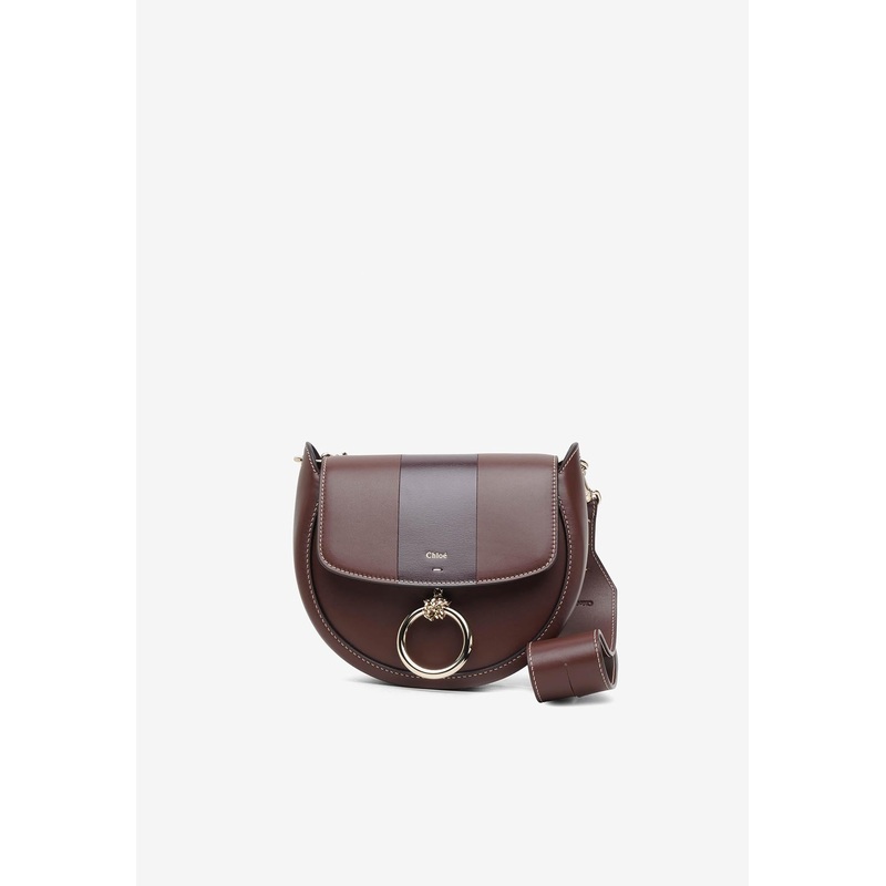 Arlene Leather Crossbody Bag Chocolate Onesize
