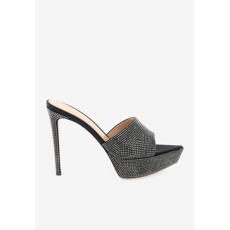 Tracey 85 Crystal-Embellished Platform Mules Black wshoeseu_EU 36