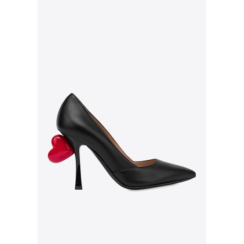 100 Sweet Heart Pumps in Nappa Leather Black wshoeseu_EU 36