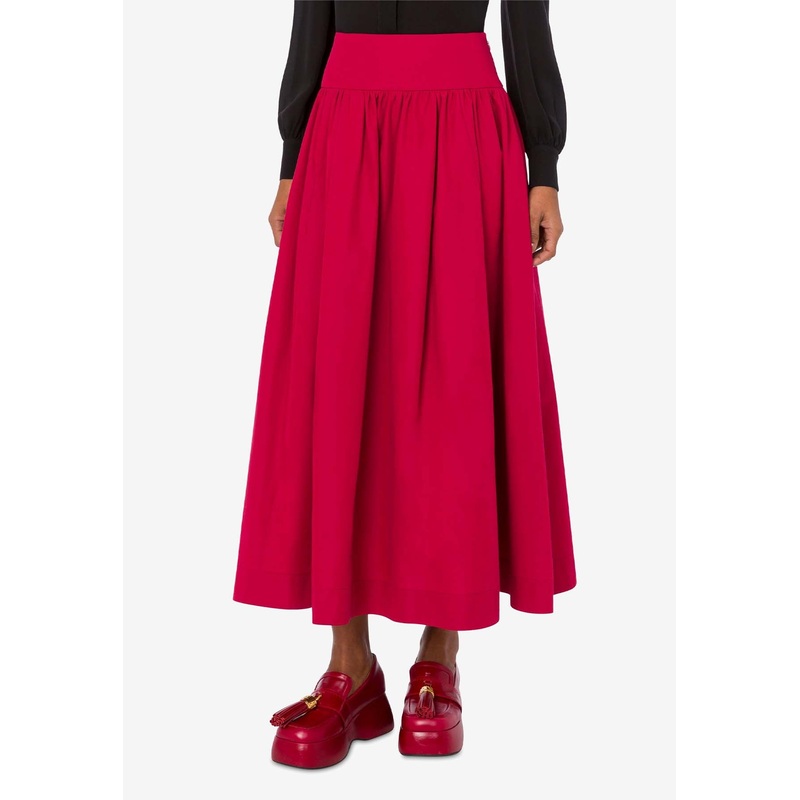 A-line Maxi Skirt Red wrtwit_IT 40