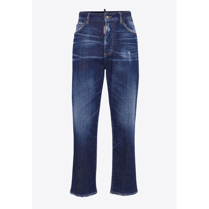 Boston Basic Wash Straight-Leg Jeans Blue wrtwit_IT 36