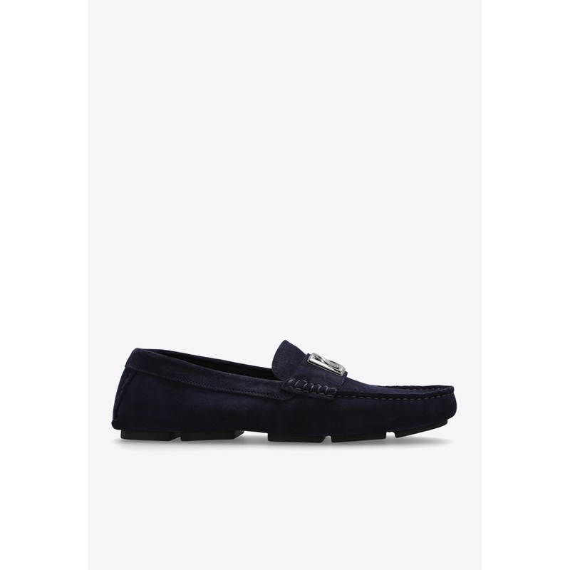 DG Logo Suede Loafers Navy mshoeseu_EU 39