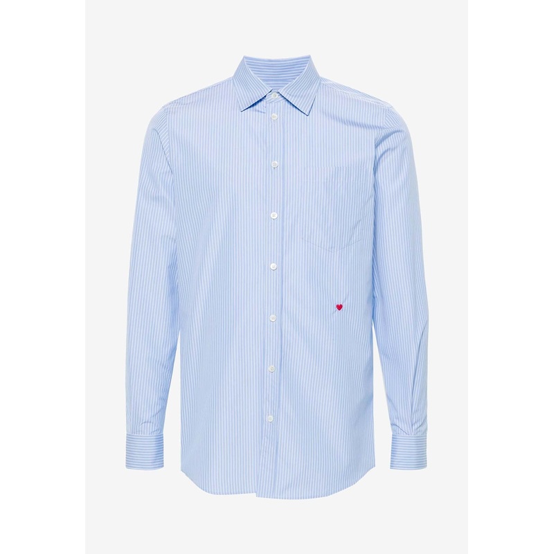 Striped Long-Sleeved Shirt Blue mrtwshirtseu_EU 39