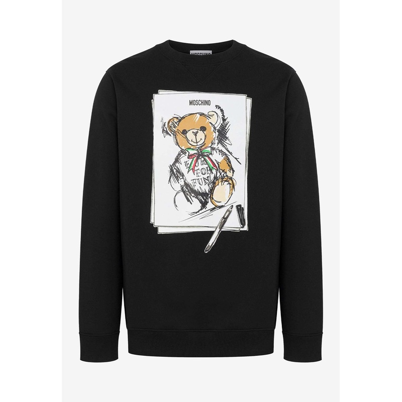 Teddy Bear Logo Sweatshirt Black mrtwstd_M
