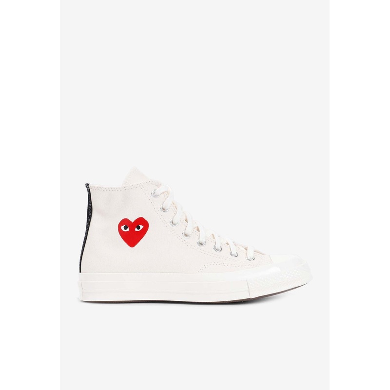 X Converse Canvas High-Top Sneakers White ushoesus_US 5
