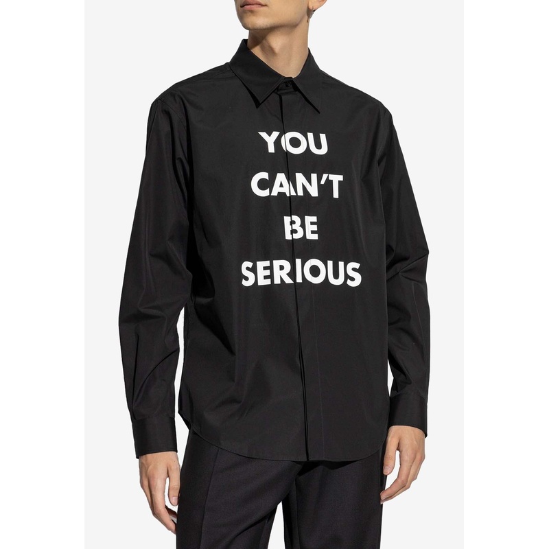 You Can’t Be Serious Shirt Black mrtwshirtseu_EU 39